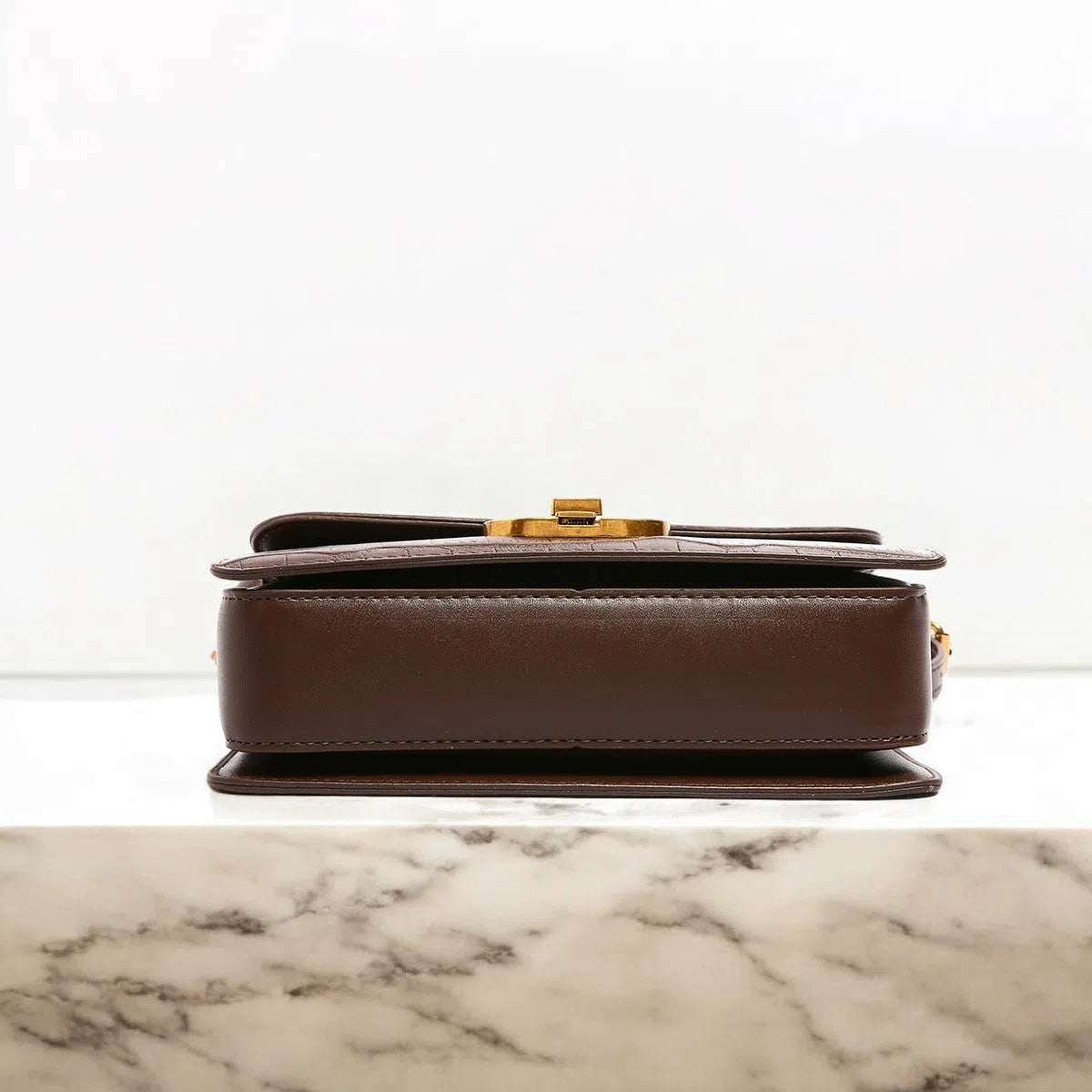 Bolso Bandolera de Cuero PU Negro
