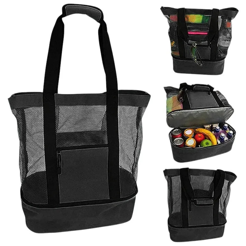 Bolso Playa 2 en 1: Elegancia, Espacio y Frescura en un Solo Diseño