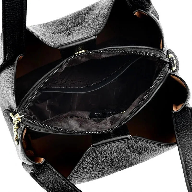 Bolso Tote Casual de PU para Mujer | Estilo Sofisticado y Versatilidad