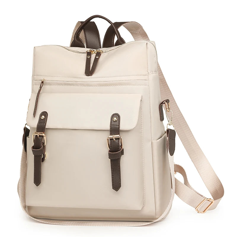 Fashion Rucksack Women Shoulder Bag High Quality Waterproof Nylon Back Pack Purse Large Capacity Backpack for College Students