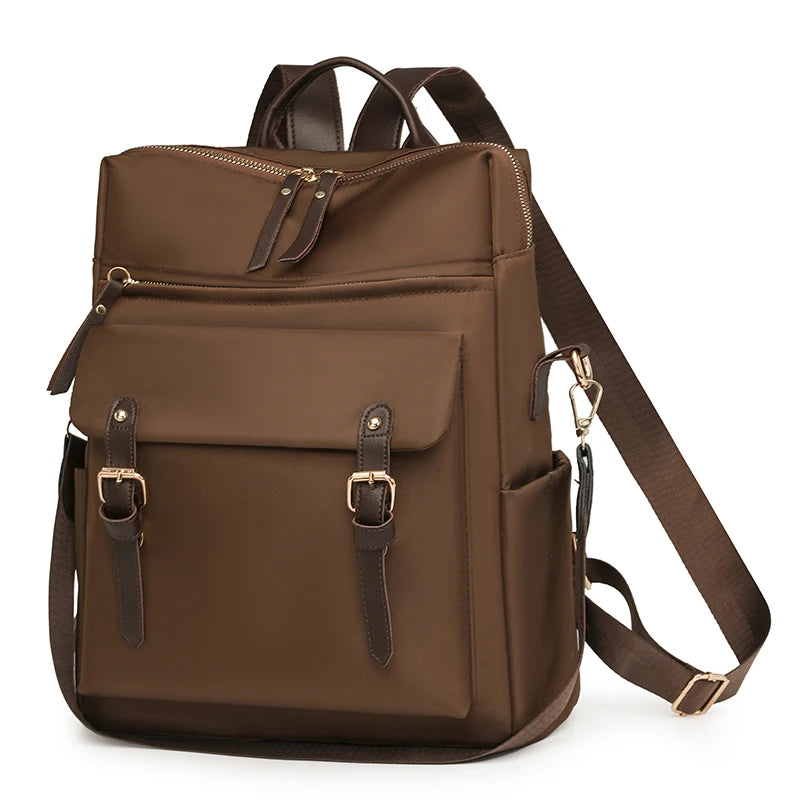 Fashion Rucksack Women Shoulder Bag High Quality Waterproof Nylon Back Pack Purse Large Capacity Backpack for College Students