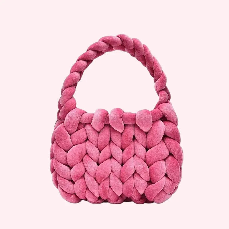 Tote Bag de Terciopelo Acolchado – Suavidad y Elegancia en tu Día a Día