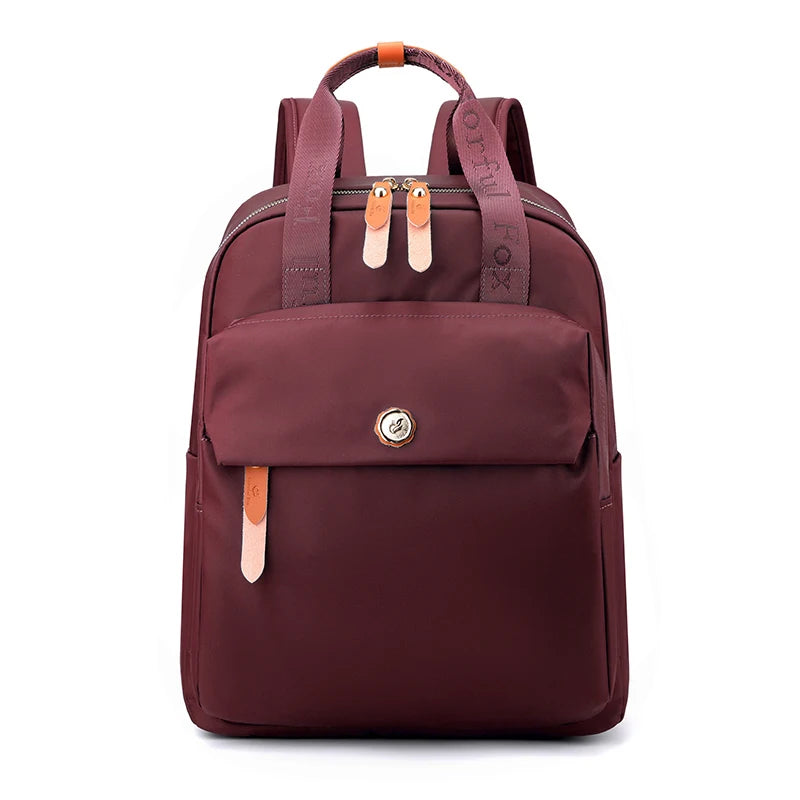 Mochila de Nailon para Mujer – Impermeable, Moderna y de Gran Capacidad