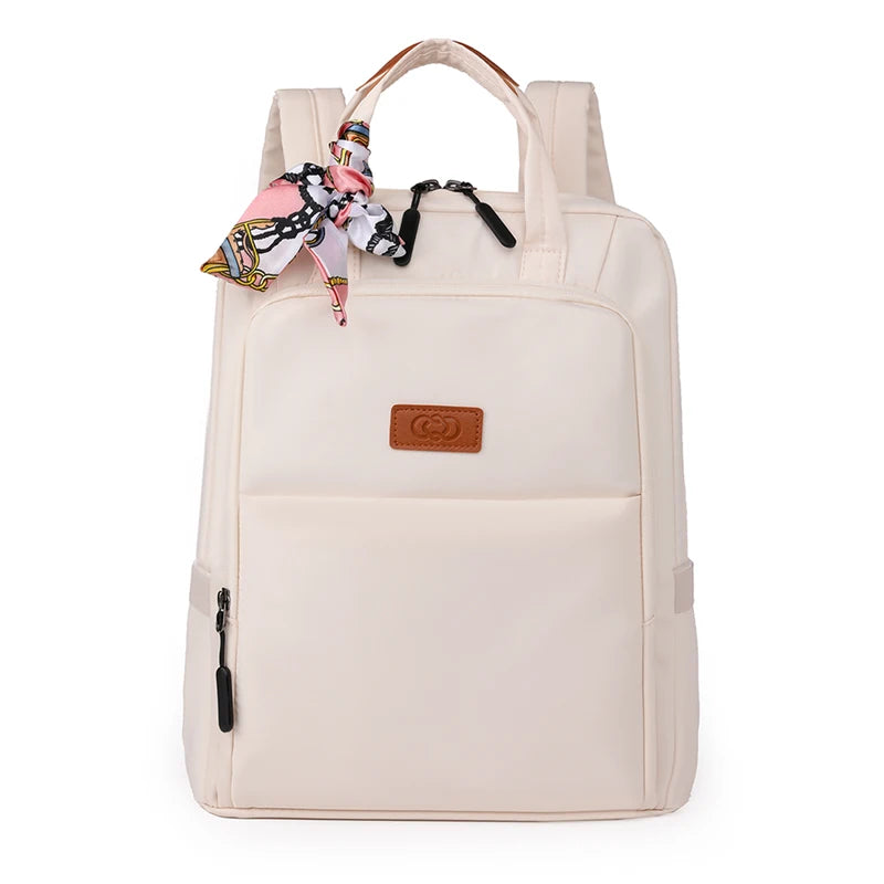Laptop Backpack Women Waterproof Nylon Backpack Female Fashion Ladies Multifunctional Bagpack Large Capacity School Travel Bag